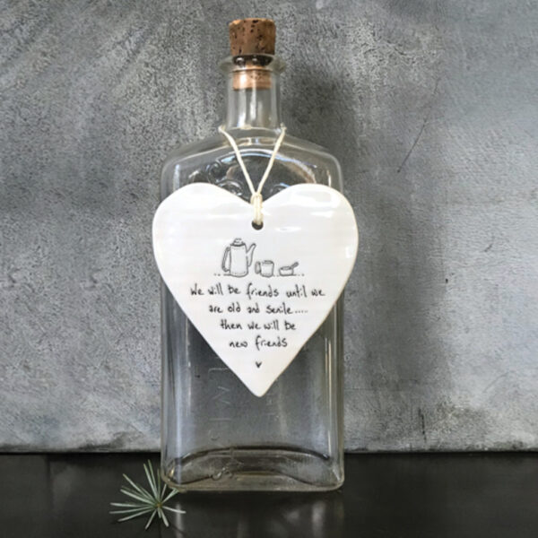 6201 Wobbly round heart-We will be friends until we are old - Image 2