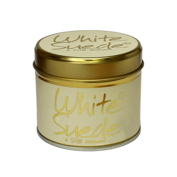 White Suede Candle - Image 2